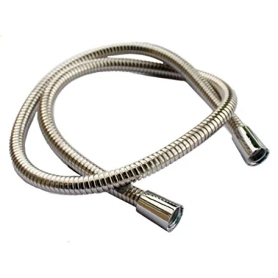 Image of Oracstar Shower Hose 1.25m (49&quot;) long x 11mm cone Chrome Colour &amp; Including Washers