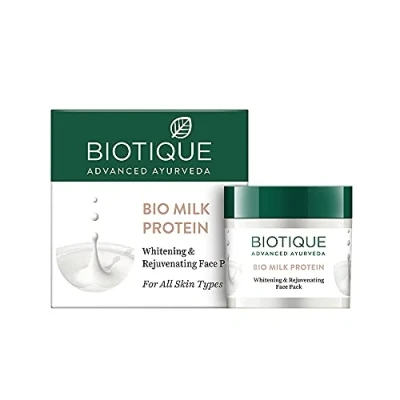 Image of Bio Milk Protein Whitening and Rejuvenating Face Pack For All Skin Types