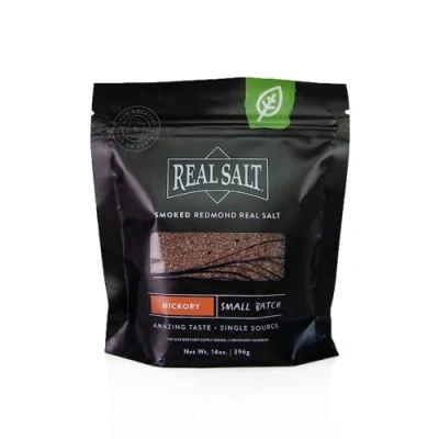 Image of REDMOND Real Salt Hickory Smoked Salt, 14 oz pouch