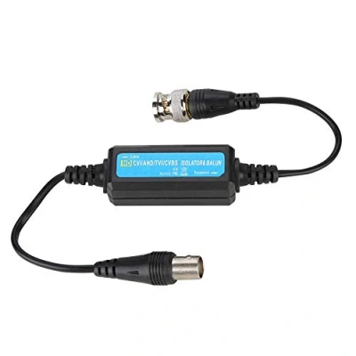 Image of VBESTLIFE Coaxial Video Ground Loop Isolator Balun BNC Male to Female for CCTV Camera, Support HD TVI/CVI/AHD/CVBS