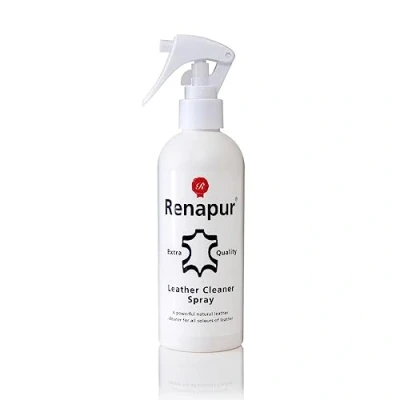 Image of Renapur Natural Leather Cleaner Spray (250ml) Deep Cleaning Formula for all your leather, including Sofas, Car Interiors, Footwear, Clothing &amp; Saddles Tack.