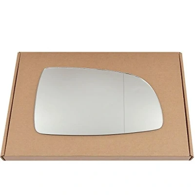 Image of Less4spares Wing Mirror Glass Right Compatible with Chevrolet Aveo 2008 2011 STICK ON Driver Off Side Blind Spot