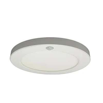 Image of UKEW 18W PIR Ceiling Panel Light LED Round Flush Recessed Surface Mounted Motion Sensor CCT and Time Adjustable Kitchen Indoor Lighting Fixtures