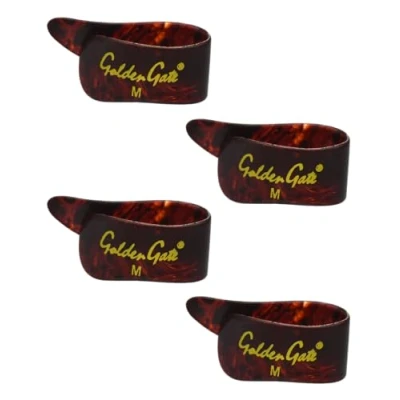 Image of Golden Gate GP 3T 4PK Thumb Picks Tortoise Medium