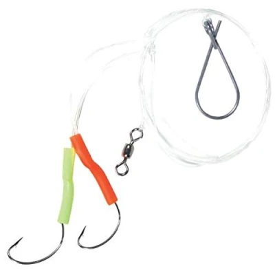 Image of Sea Striker ZHR 40N Haddock Rig, 2 4/0 Nickel Wide Gap Hooks w/Tubing