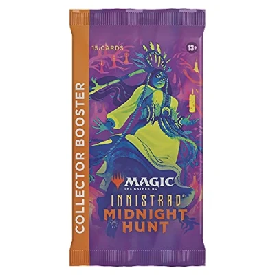 Image of Magic The Gathering Innistrad Midnight Hunt Collector Booster Pack, Multicolor,WTCC89540001