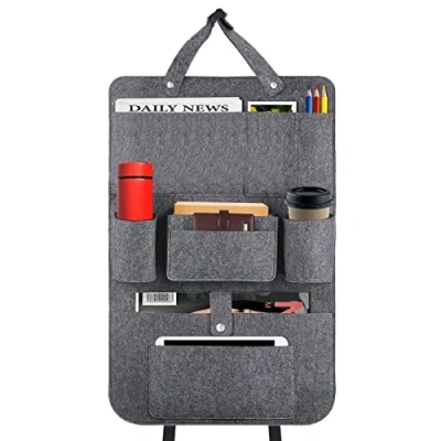 Image of XPOOP Car Seat Organiser, Organiser for Kids, Backrest Protector Car, Back Seat, Premium Felt