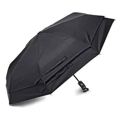 Image of Samsonite Windguard Auto Open/Close Umbrella, Black, One Size, Umbrella