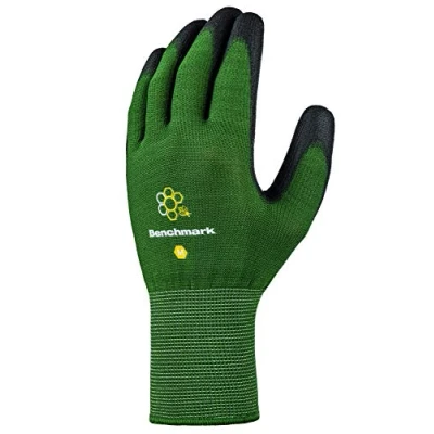 Image of Benchmark 1 Pair Tactile Gardening Gloves Non Slip Thorn Proof, Heavy Duty Work Glove (Large)