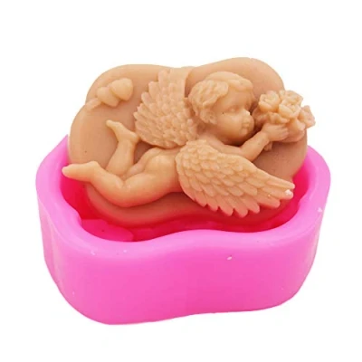 Image of LC Baby Angel Silicone Moulds Handmade Soap Molds Mould DIY Mold