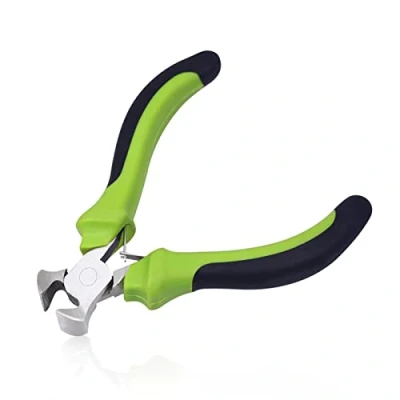 Image of LEONTOOL 4 Inches End Cutting Pliers Nippers Nail Puller Jewelry Wire Cutter Tool Zipper Install Precision Handcraft Making Hand for Crafting