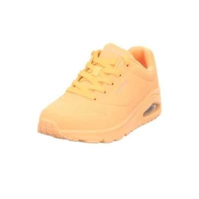 Image of Skechers Women&#039;s Uno Stand on Air Sneaker, Orange, 4.5 UK