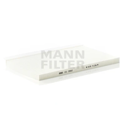 Image of 4A1820367 Pollen Filter MANN CU 3562 Particulate 343mm 213mm 20mm AUDI: A6 C5 Avant, Saloon, C4 Avant