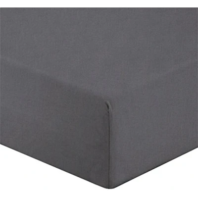 Image of Gabel DiPiù Colore e Benessere Bottom Sheet, Percale 200x90x0.3 cm anthracite
