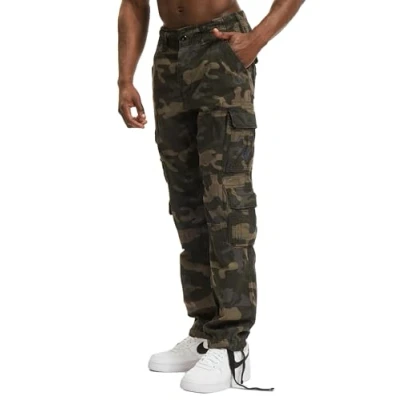Image of Brandit Cargo trousers, Men&#039;s, Size: 16.5/17, Dark camouflage
