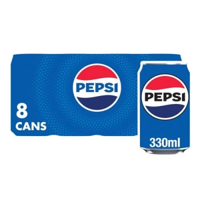 Image of Pepsi Regular Cans, 8 x 330ml