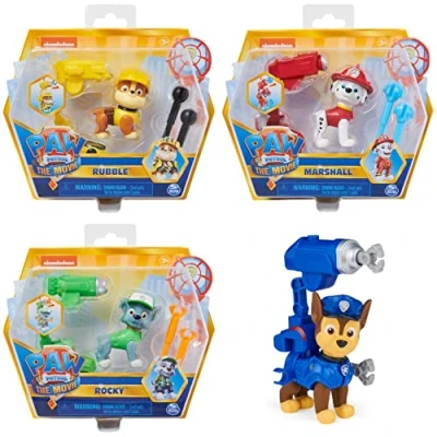Image of PAW Patrol Deluxe Hero Pups From the Movie, Assorted 1 Surprise Product
