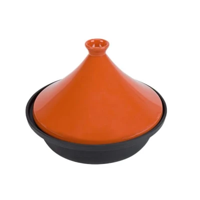 Image of Cosy &amp; Trendy Tajine Induction Black/Orange ø 30 cm suitable for all Cooktops