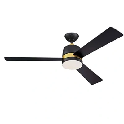 Image of Westinghouse Lighting Ceiling Fan, Matte Black