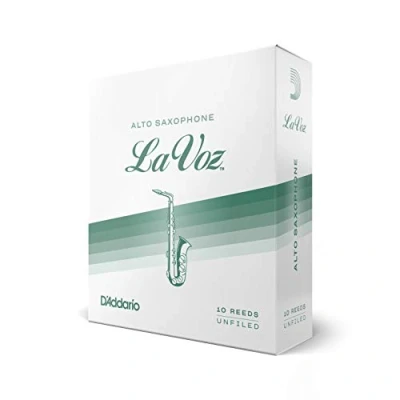 Image of Rico RJC10MS La Voz Medium Soft Strength Reeds for Alto Sax (Pack of 10)