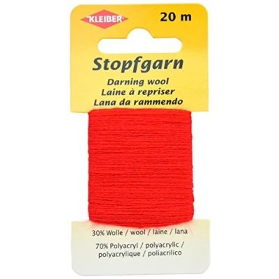 Image of Kleiber 20m Darning Wool 30% / 70% Polyacrylic Red
