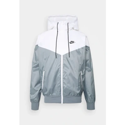 Image of Nike Sportswear M NSW HE WR HD WVN JKT Windbreaker, Men&#039;s, Size: 3XL, Smoke grey/white/black