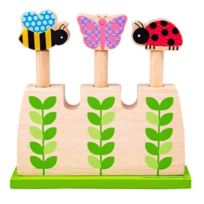 Image of Bigjigs Toys Wooden Garden Pop Up Game