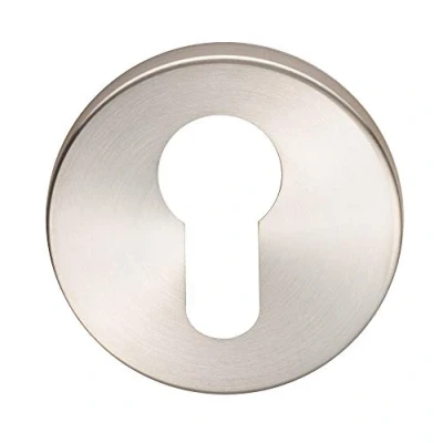 Image of STEELWORX EURO PROFILE ESCUTCHEON ON CONCEALED FIX ROUND ROSE
