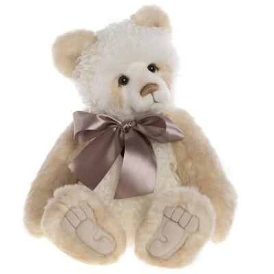 Image of Charlie Bears Tessa 2023 Plush Collection Teddy Bear, Handmade, Fully Jointed, Poseable, Ages 3 Years +