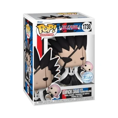 Image of Funko POP! Animation: Bleach Kenpachi With Yachiru Amazon Exclusive Collectable Vinyl Figure Gift Idea Official Merchandise Toys for Kids &amp; Adults Anime Fans