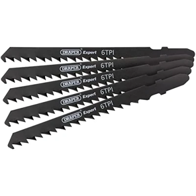 Image of Draper DT144DP Jigsaw Blade Set, 100mm (5 Piece)
