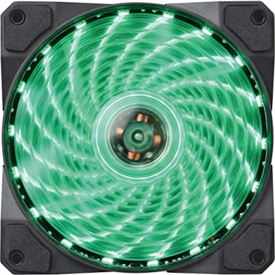 Image of MARVO FN10GN Case Fan 120 mm for PC LED Green Anti Vibration Low Noise