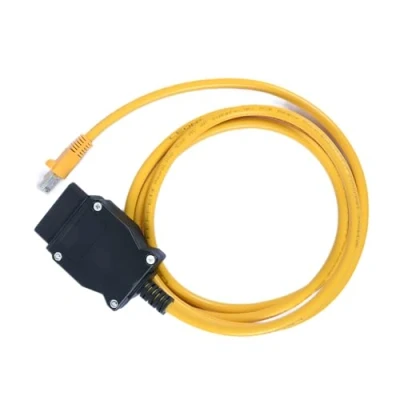 Image of Yalgdlen Enet OBD2 OBDii RJ45 Cable Ethernet to OBD Compatible with BMW F/G Series Bimmer Code Bootmod3 ista