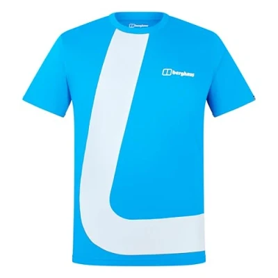Image of Berghaus Men&#039;s Travlek T Shirt, Mountain Blue, S