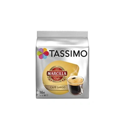 Image of Tassimo Marcilla Cafe Largo Large Desayuno Breakfast Coffee 16 Discs/Servings