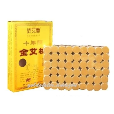 Image of 10 Years Purity 60:1 Ratio 54 Rolls Sticks Pure Moxibustion X&#039;mas Gift [HRUS]