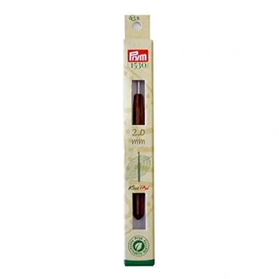 Image of Prym Wool Crochet Hook, Wood, Multicoloured, 2 mm