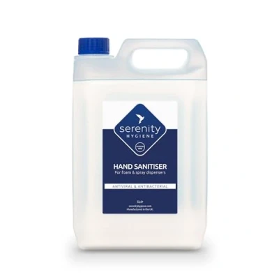 Image of Hand Cleansing Sanitiser Foam, No Alcohol Foaming Sanitizer Dispenser Unscented 5 Litre Refill