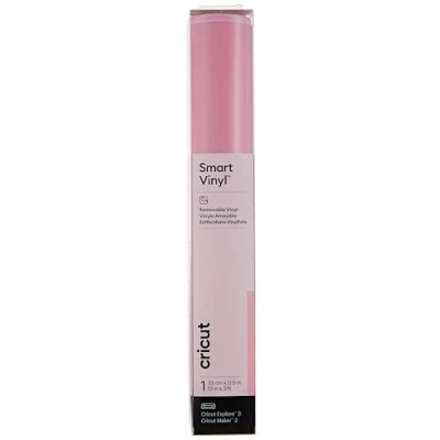 Image of Cricut Smart Vinyl Removable (0.9 m), Light Pink