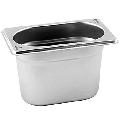 Image of Genware GN19 100 Gastronorm Pan, 1/9, mm Deep