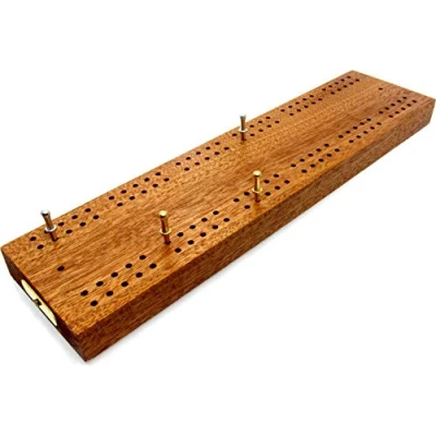 Image of Hardwood British cribbage board 30cm (12&quot;)