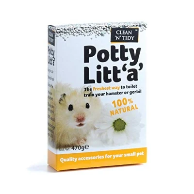 Image of S &amp; G Potty Litt&#039;a&#039; Hamster Litter Pet Cage Toilet 470g