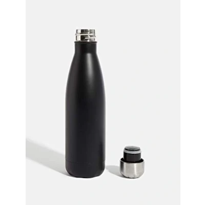 Image of Skinnydip SA5017707 Black Water Bottle 500 ml, Stainless Steel