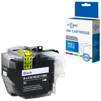 Image of ECSC Compatible Ink Cartridge Replacement for Brother MFC J5330DW J5335DW J5730DW J5930DW J6530DW J6930DW J6935DW LC3219XL (Black, 1 Pack)