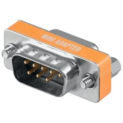 Image of CABLEPELADO DB9 Null Male to Serial Modem Adapter Gender Changer M/M 9 Pin Out