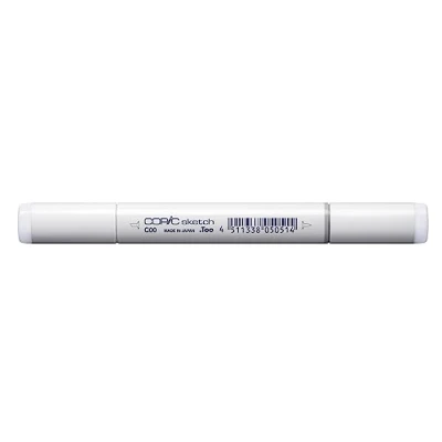 Image of Copic Sketch Coloured Marker Pen (C 00) Cool Gray No.00, For Art &amp; Crafts, Colouring, Graphics, Highlighter, Design, Anime, Professional Beginners, Supplies Colouring Books
