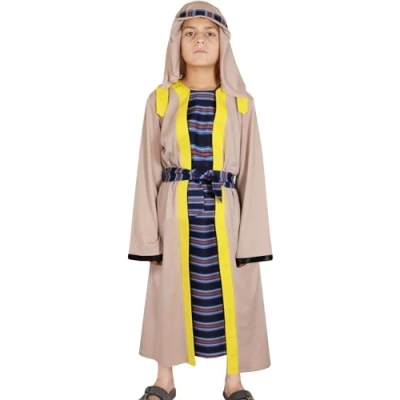 Image of A2Z 4 Kids Girls Boys Nativity Camel Christmas Costume Outfit AZ196 Shepherd 3 5