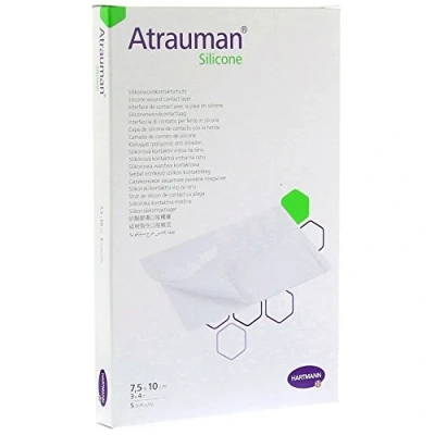 Image of Hartmann Atrauman Silicone Dressing 7.5 x 10 cm Pack of 5