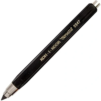 Image of KOH I NOOR 5347 5.6mm Diameter Mechanical Clutch Lead Holder Pencil Black