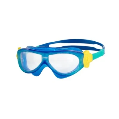 Image of Zoggs Phantom Kids Mask Blue Turquoise Clear